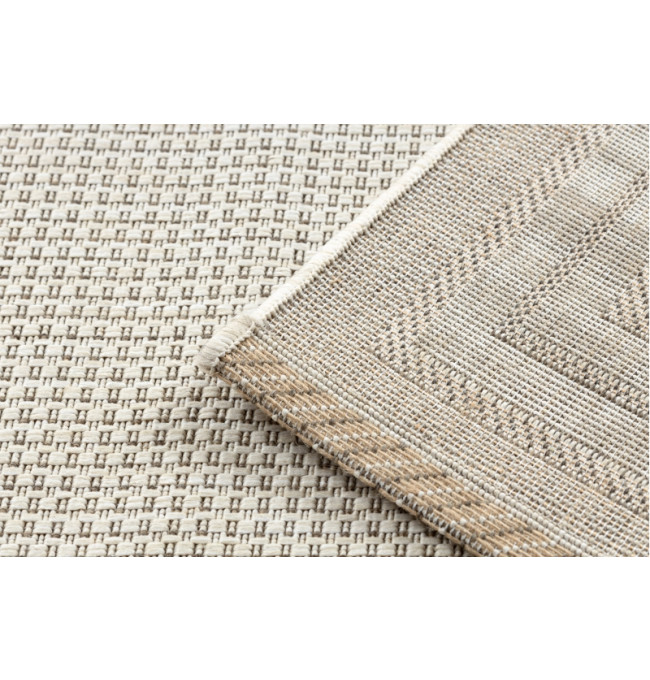 Koberec SIZAL FLOORLUX 20420 Ramka šampaňské / tmavý béž