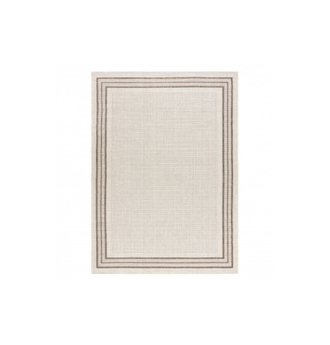 Koberec SIZAL FLOORLUX 20420 Ramka šampaňské / tmavý béž