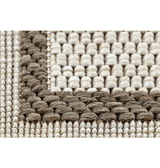 Koberec SIZAL FLOORLUX 20420 Ramka šampaňské / tmavý béž