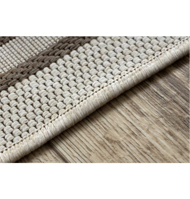 Koberec SIZAL FLOORLUX 20420 Ramka šampaňské / tmavý béž