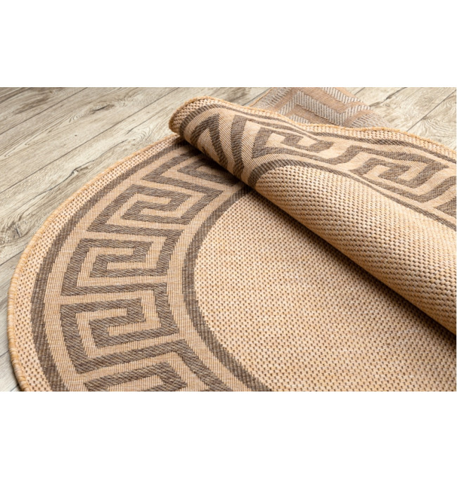Koberec SIZAL FLOORLUX kruh 20014 mais / coffee