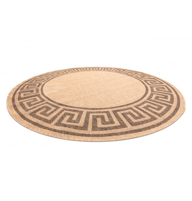 Koberec SIZAL FLOORLUX kruh 20014 mais / coffee