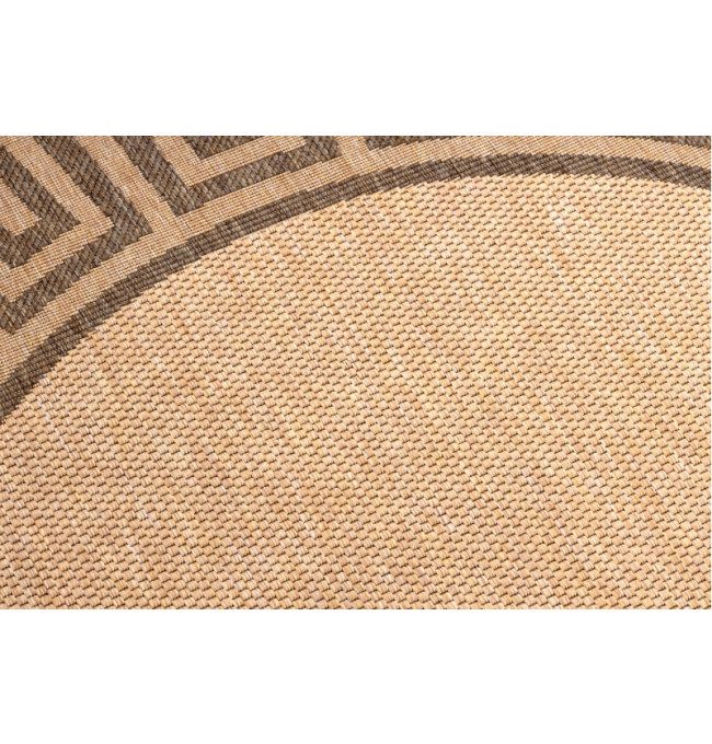 Koberec SIZAL FLOORLUX kruh 20014 mais / coffee