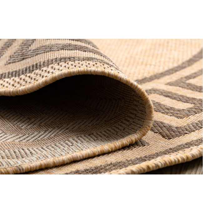 Koberec SIZAL FLOORLUX kruh 20014 mais / coffee
