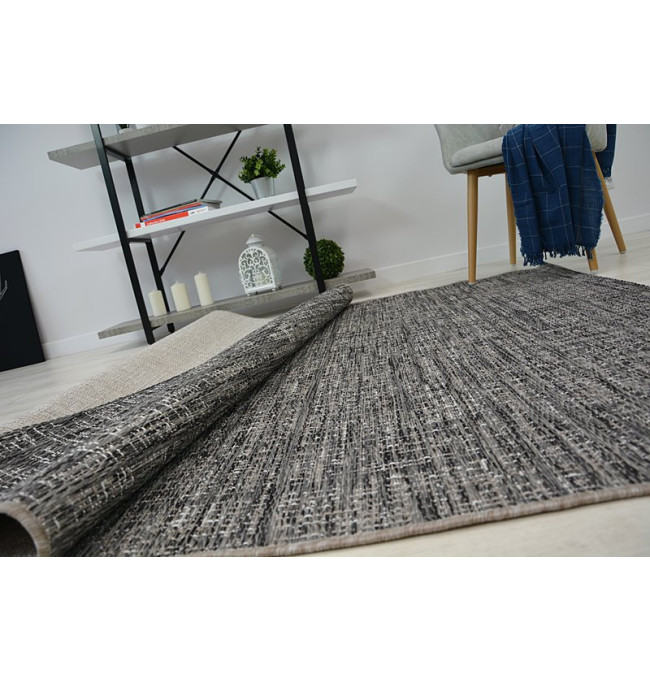 Koberec SIZAL LOFT 21126 MELANŽ stříbrný / sloní kost / šedý