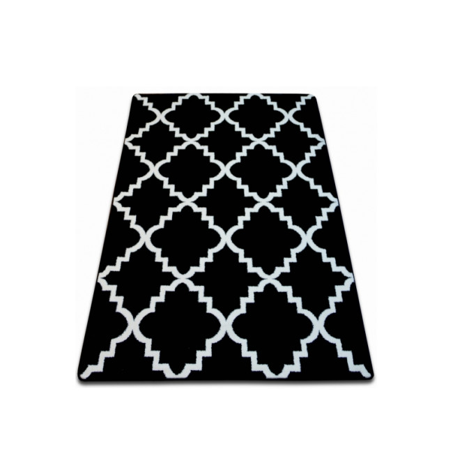 Koberec Sketch F343 Černo / Bílý