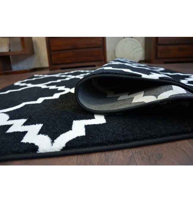 Koberec Sketch F343 Černo / Bílý