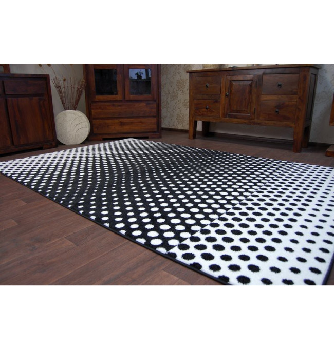 Koberec Sketch F762 Bílo/Černý