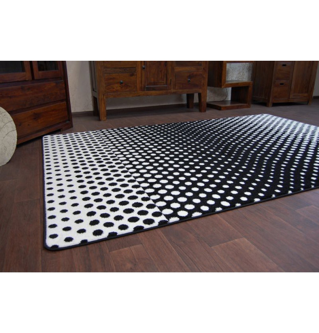 Koberec Sketch F762 Bílo/Černý