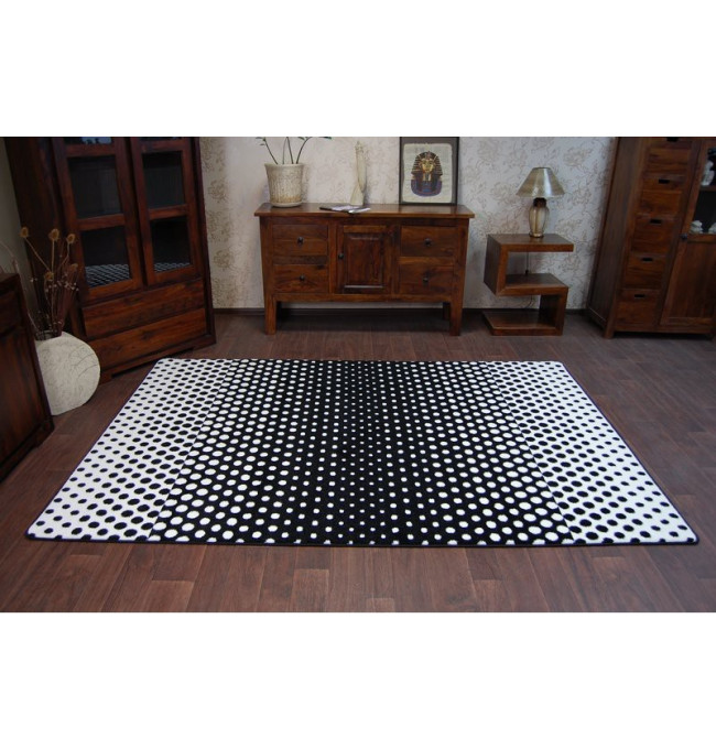 Koberec Sketch F762 Bílo/Černý