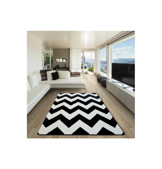 Koberec Sketch FA66 Černo/Bílý