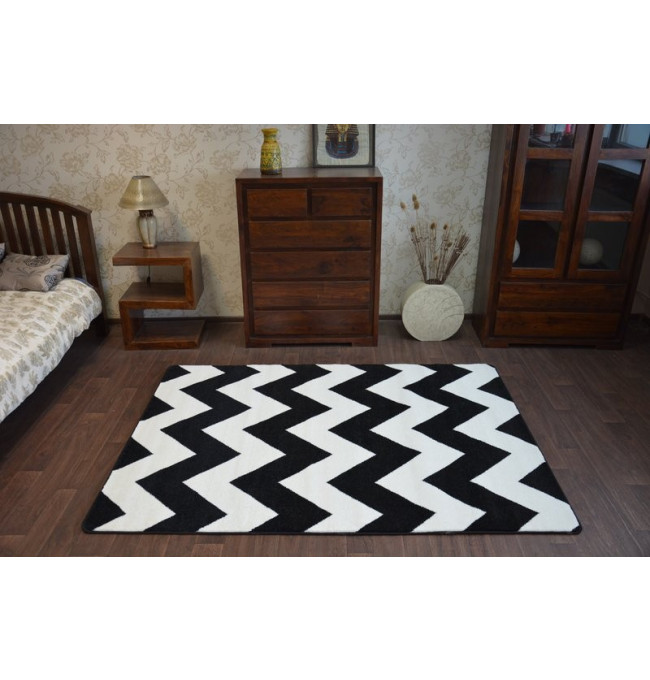 Koberec Sketch FA66 Černo/Bílý