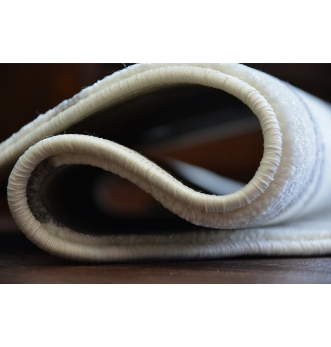 Koberec SKETCH kruh F343 bílo / šedý