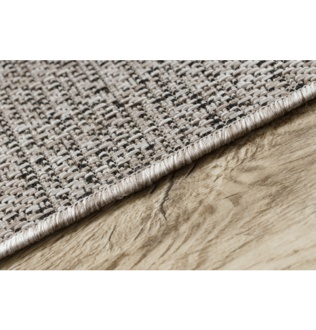 Koberec šňůrkový SIZAL FLOORLUX 20389 stříb. / černý