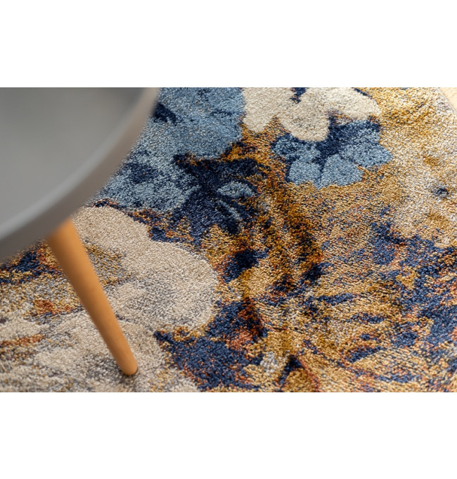 Koberec SOFT 6312 Světle šedý / Nebeský