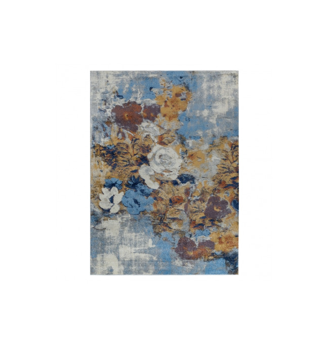 Koberec SOFT 6312 Světle šedý / Nebeský