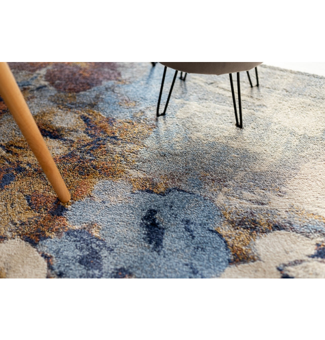 Koberec SOFT 6312 Světle šedý / Nebeský