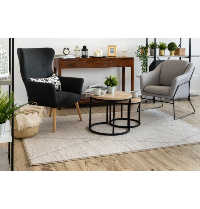 Koberec SOFT 8033  krém/světle hnědý