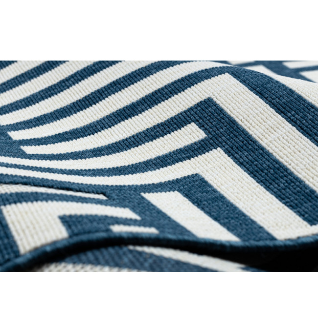 Koberec SPRING 20421994 labyrint - krémový / modrý