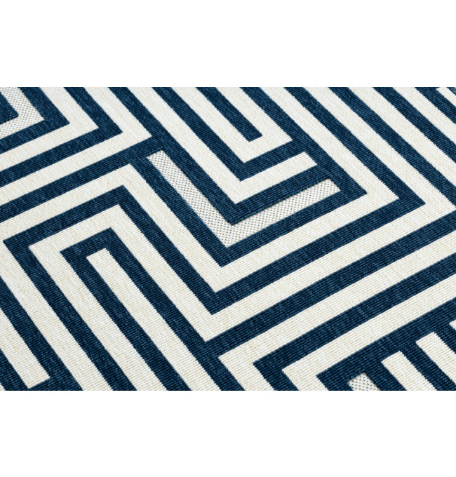 Koberec SPRING 20421994 labyrint - krémový / modrý