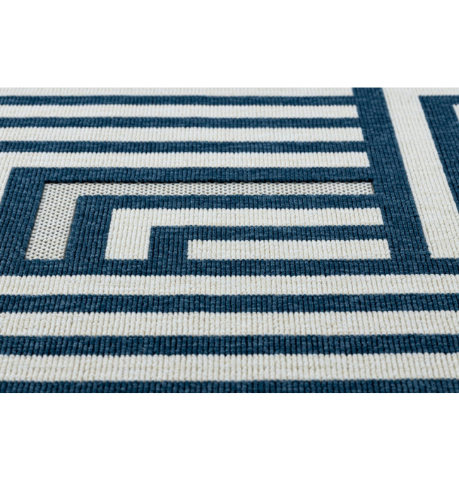 Koberec SPRING 20421994 labyrint - krémový / modrý