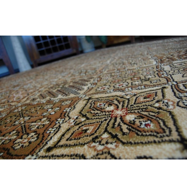 Koberec STANDARD BERGENIA béžový/zelený