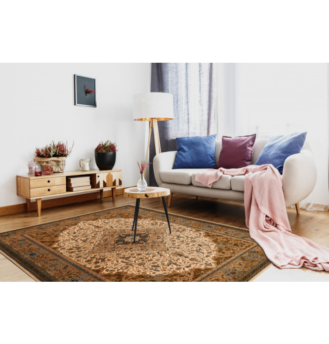 Koberec SUPERIOR PIENA rozeta kamel