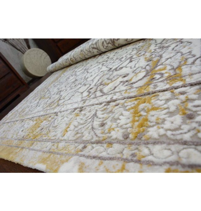 Koberec Talas W0027 White/Hardal 160x230 cm