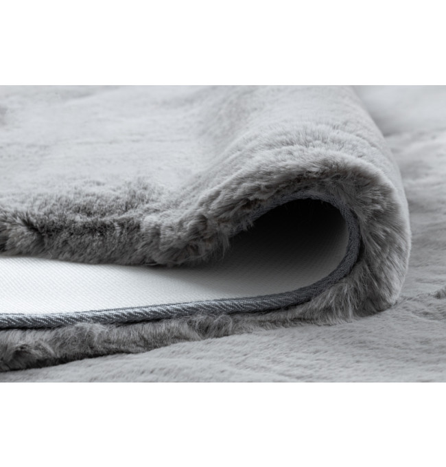 Koberec TEDDY Shaggy šedý protiskluzový