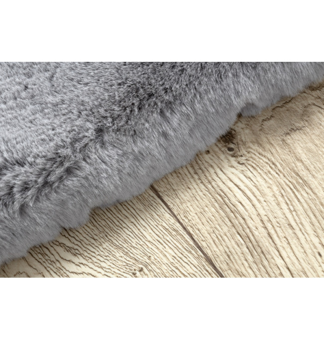 Koberec TEDDY Shaggy šedý protiskluzový