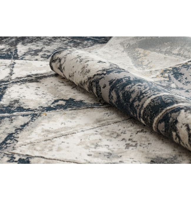 Koberec TULS 51326 sloní kost / modrý