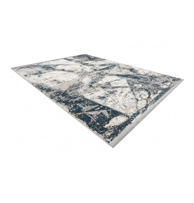 Koberec TULS 51326 sloní kost / modrý