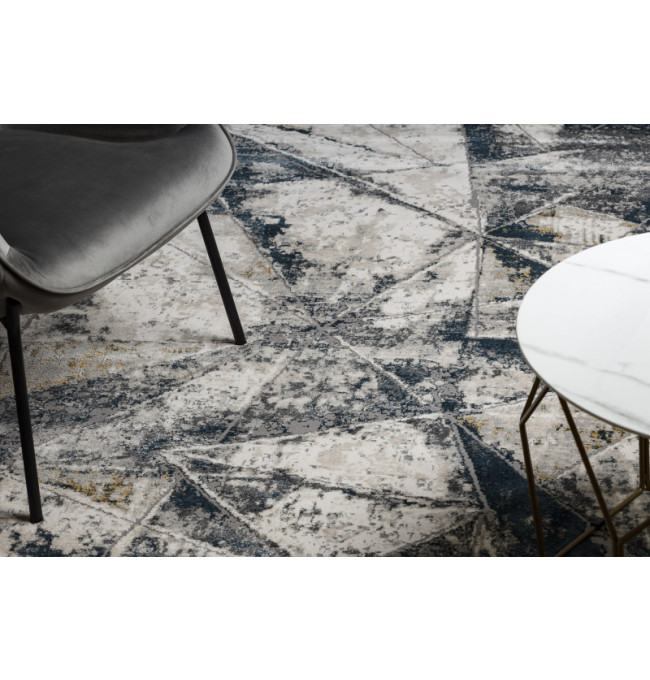 Koberec TULS 51326 sloní kost / modrý