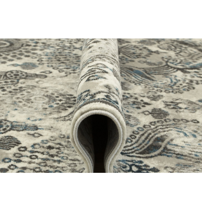 Koberec Versage 2301A Ornament šedý / bílý