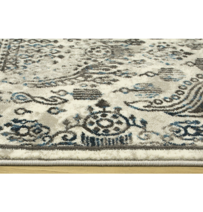 Koberec Versage 2301A Ornament šedý / bílý