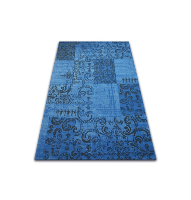 Koberec Vintage 22215/073 nebeský / šedý