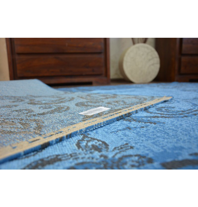 Koberec Vintage 22215/073 nebeský / šedý