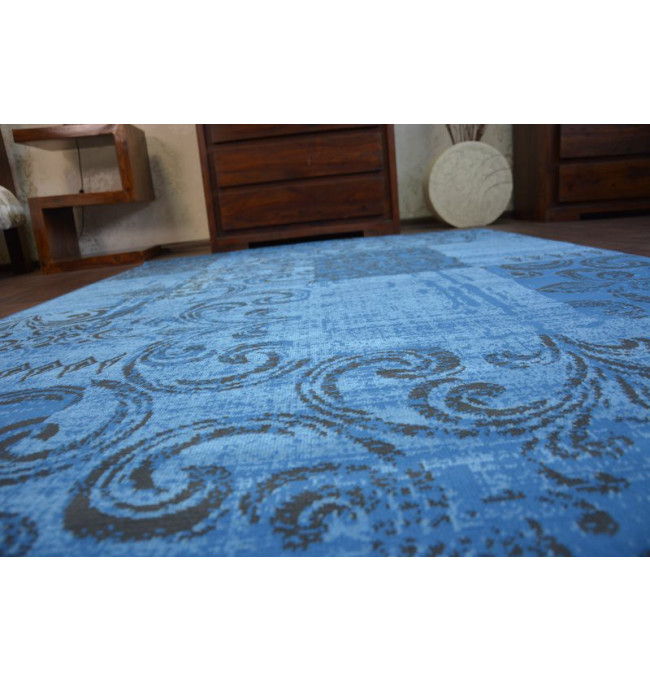 Koberec Vintage 22215/073 nebeský / šedý