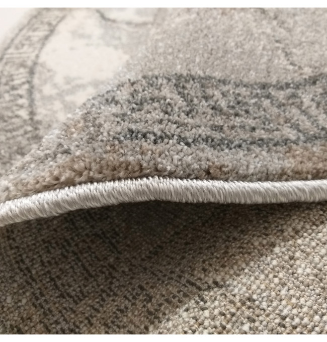 Koberec VISTA 04 sivý rozeta kruh