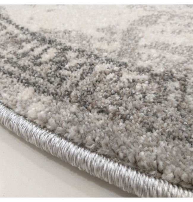 Koberec VISTA 04 sivý rozeta kruh