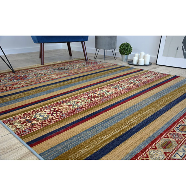 Koberec WINDSOR 22890 ETNIC FREDZLE modrý/bordo
