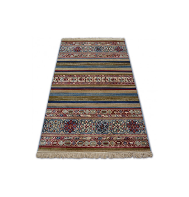 Koberec WINDSOR 22890 ETNIC FREDZLE modrý/bordo