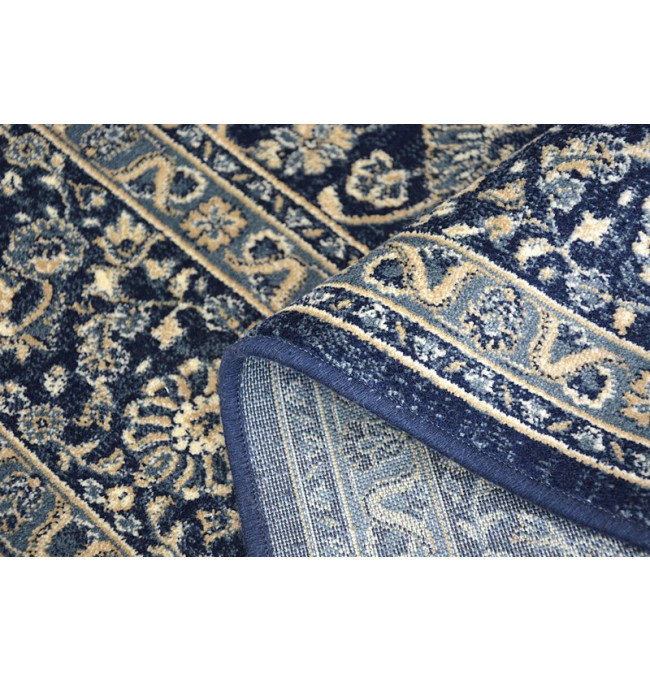 Koberec WINDSOR 22935 ŽAKARD tmavomodrý - Kvety