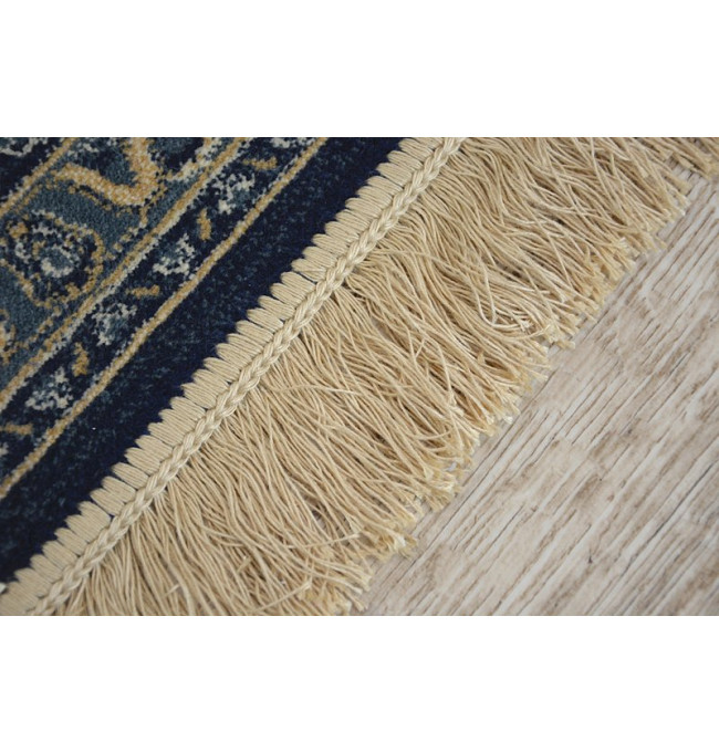 Koberec WINDSOR 22935 ŽAKARD tmavomodrý - Kvety