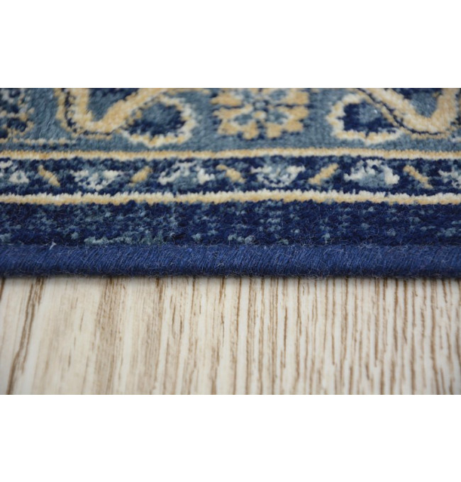 Koberec WINDSOR 22935 ŽAKARD tmavomodrý - Kvety