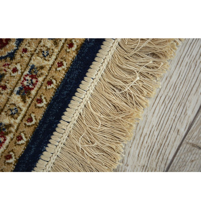 Koberec WINDSOR 22937 ROZETY FREDZLE tradiční tmavomodrý