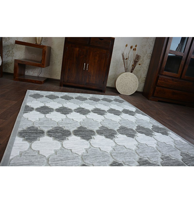 Koberec YAZZ 3766 Grey/Ivory Trellis