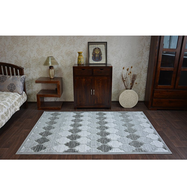 Koberec YAZZ 3766 Grey/Ivory Trellis