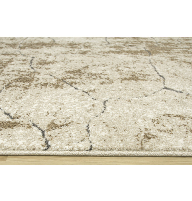 Koberec Zer Lux 5762B lesklý béžový / pískový