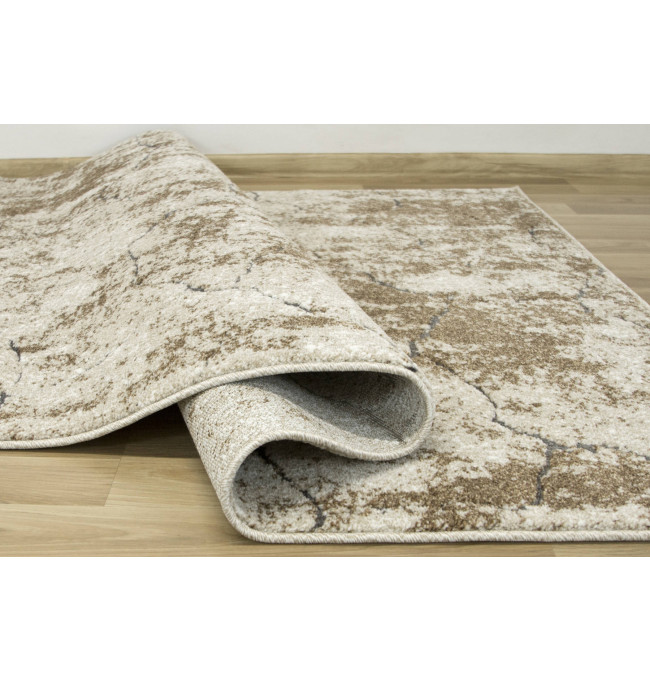 Koberec Zer Lux 5762B lesklý béžový / pískový